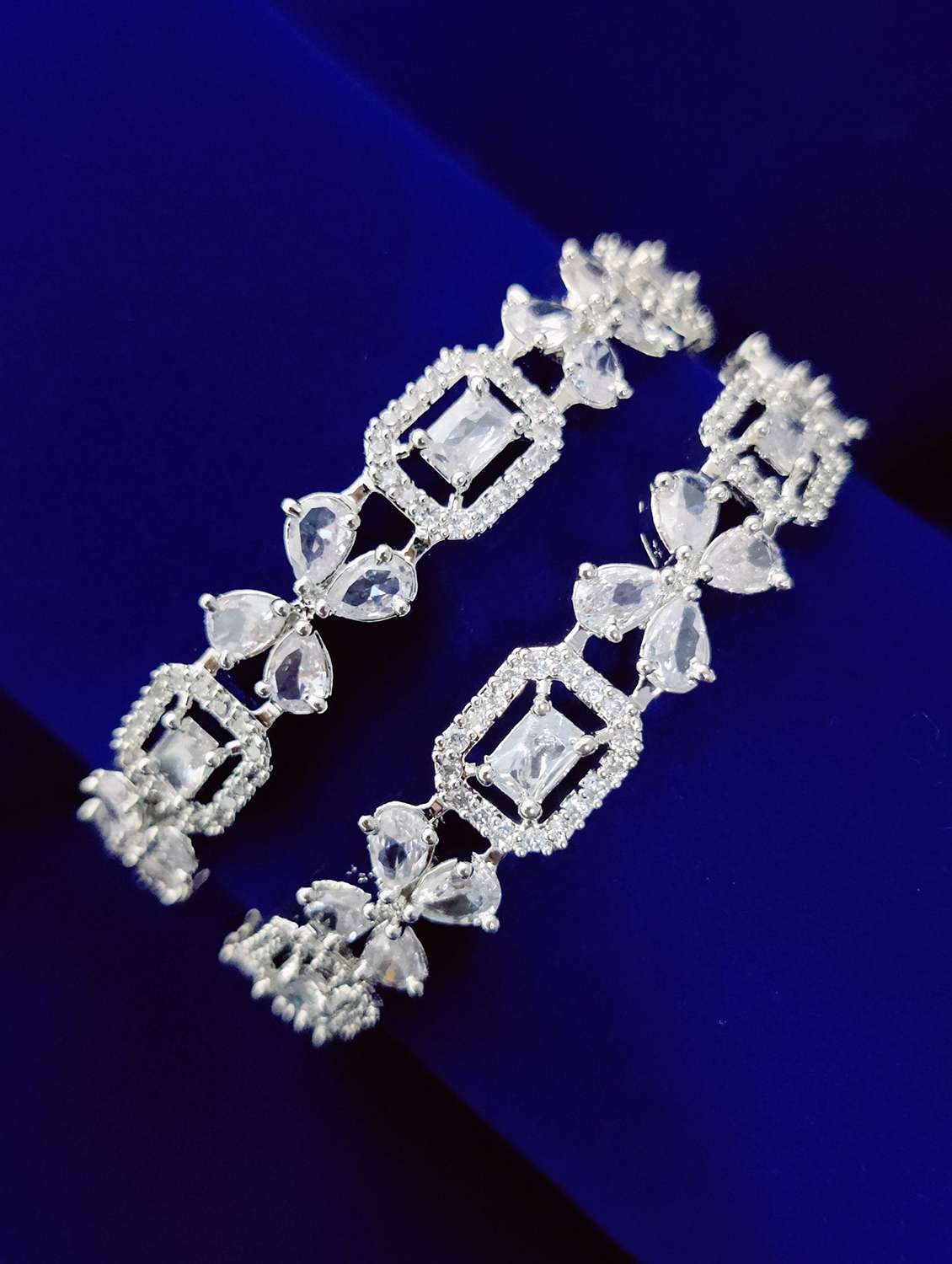 women white brass bangle