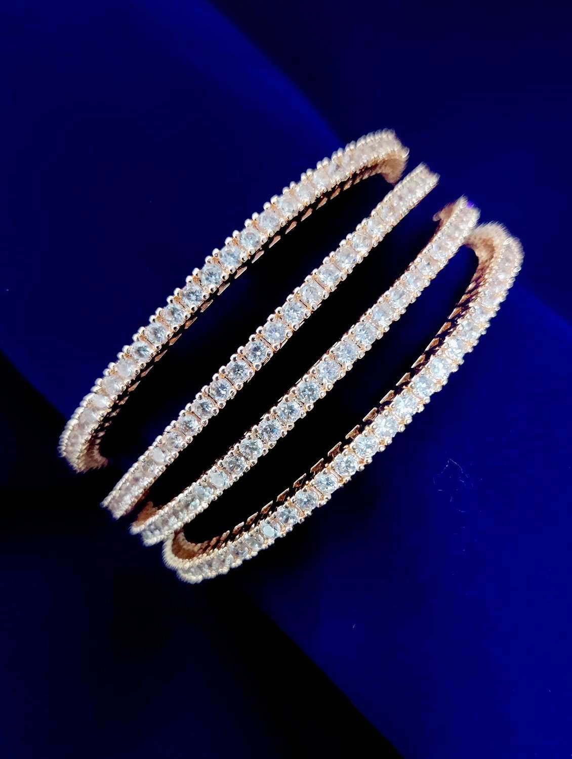 women white brass bangle