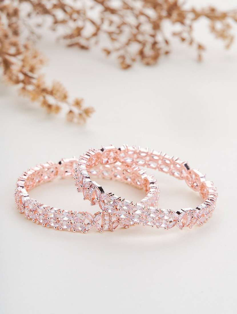 women white brass bangle