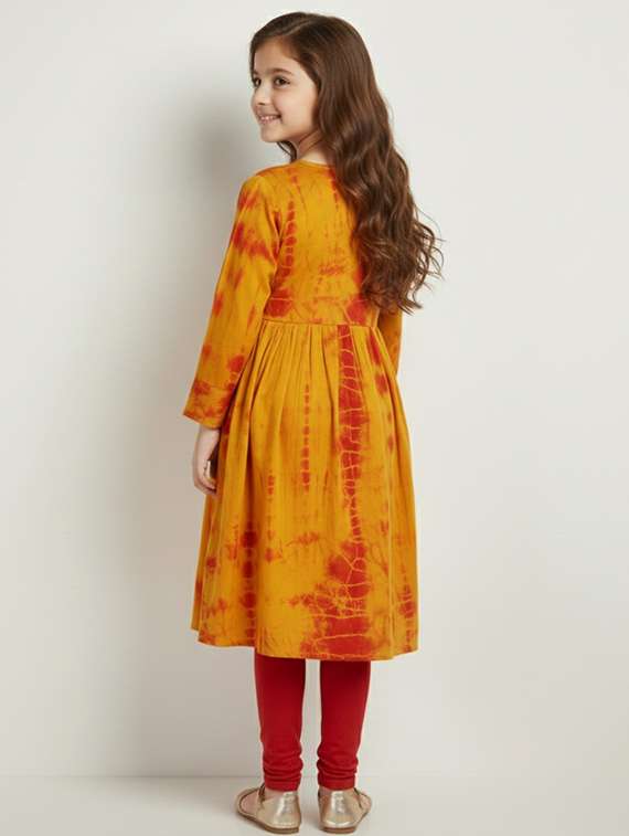 women printed long sleeve kurta - 22278337 -  Standard Image - 3