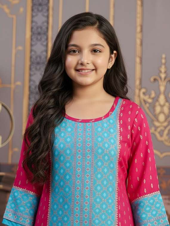 women three quarter sleeve straight kurta - 22278375 -  Standard Image - 3