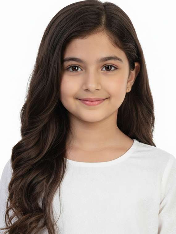 girls three quarter sleeve straight kurta - 22278395 -  Standard Image - 3