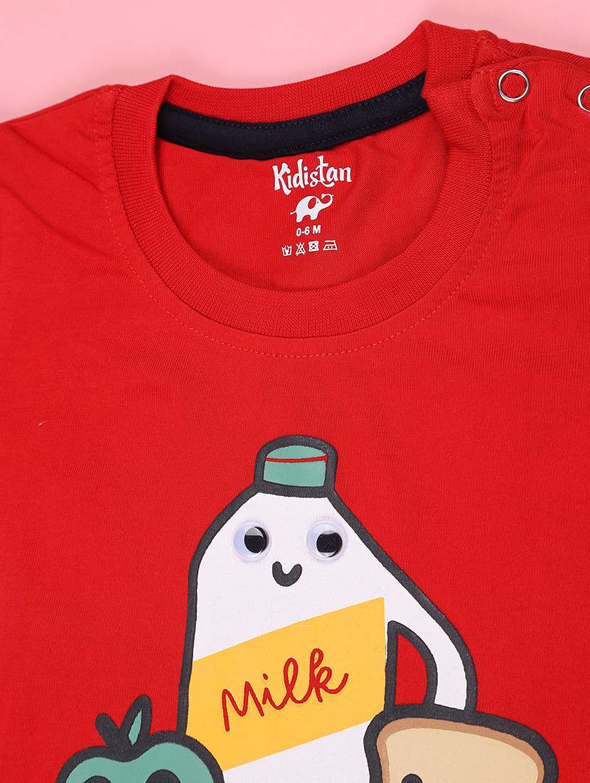 boys printed round neck t-shirt and shorts set - 22278527 -  Standard Image - 3