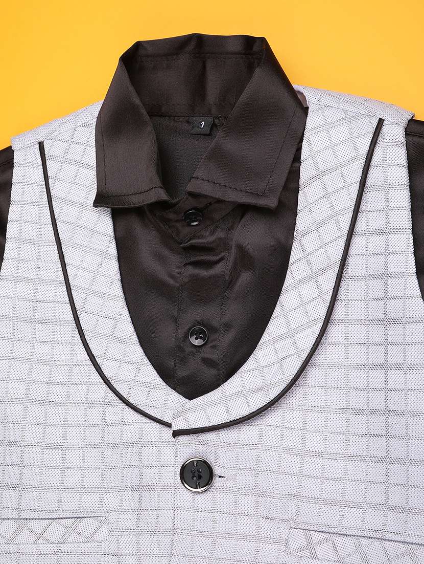 grey cotton full length sets coords set - 22278535 -  Standard Image - 3