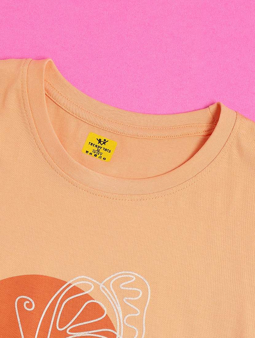 girls printed short sleeve tee - 22278591 -  Standard Image - 3