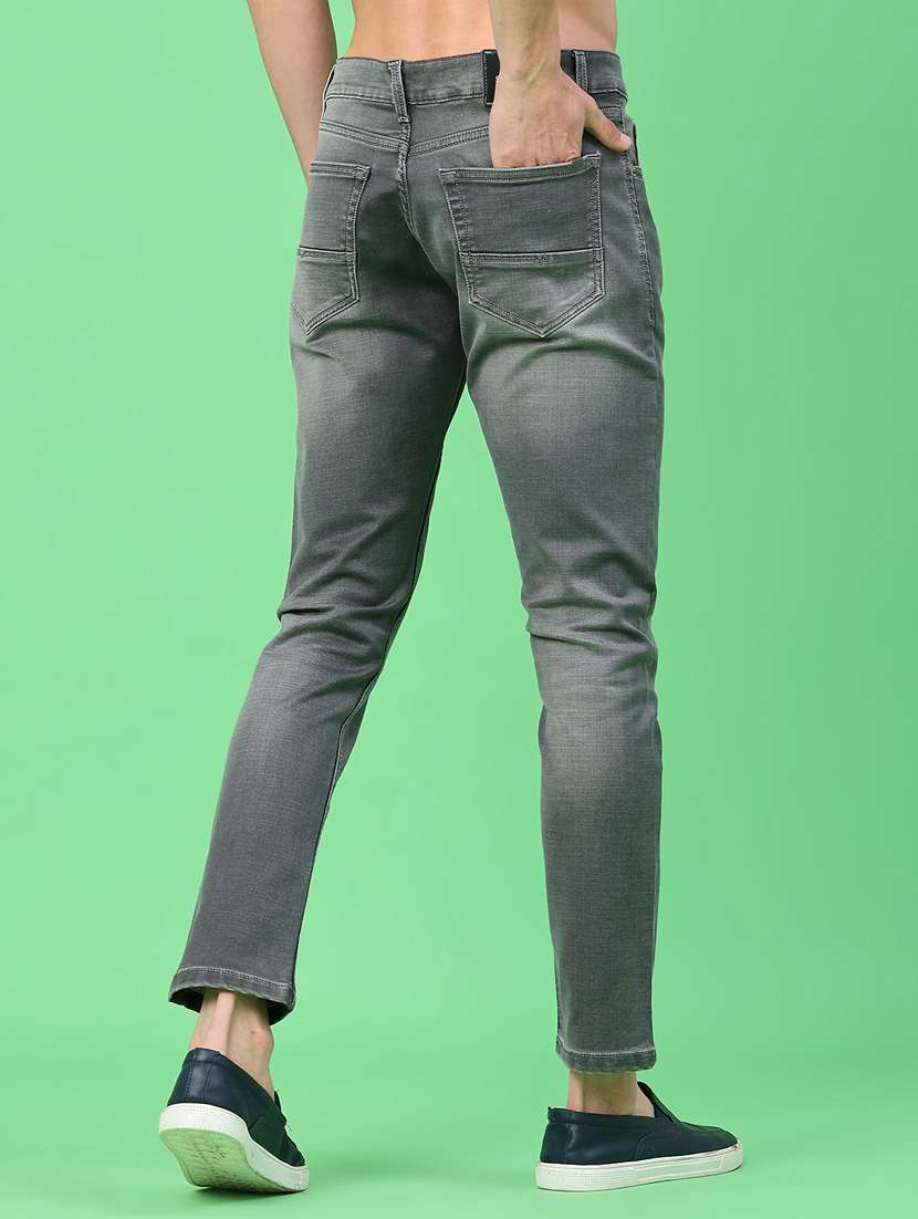 Men Washed Mid Rise Full Length Jeans - 22278794 -  Standard Image - 3