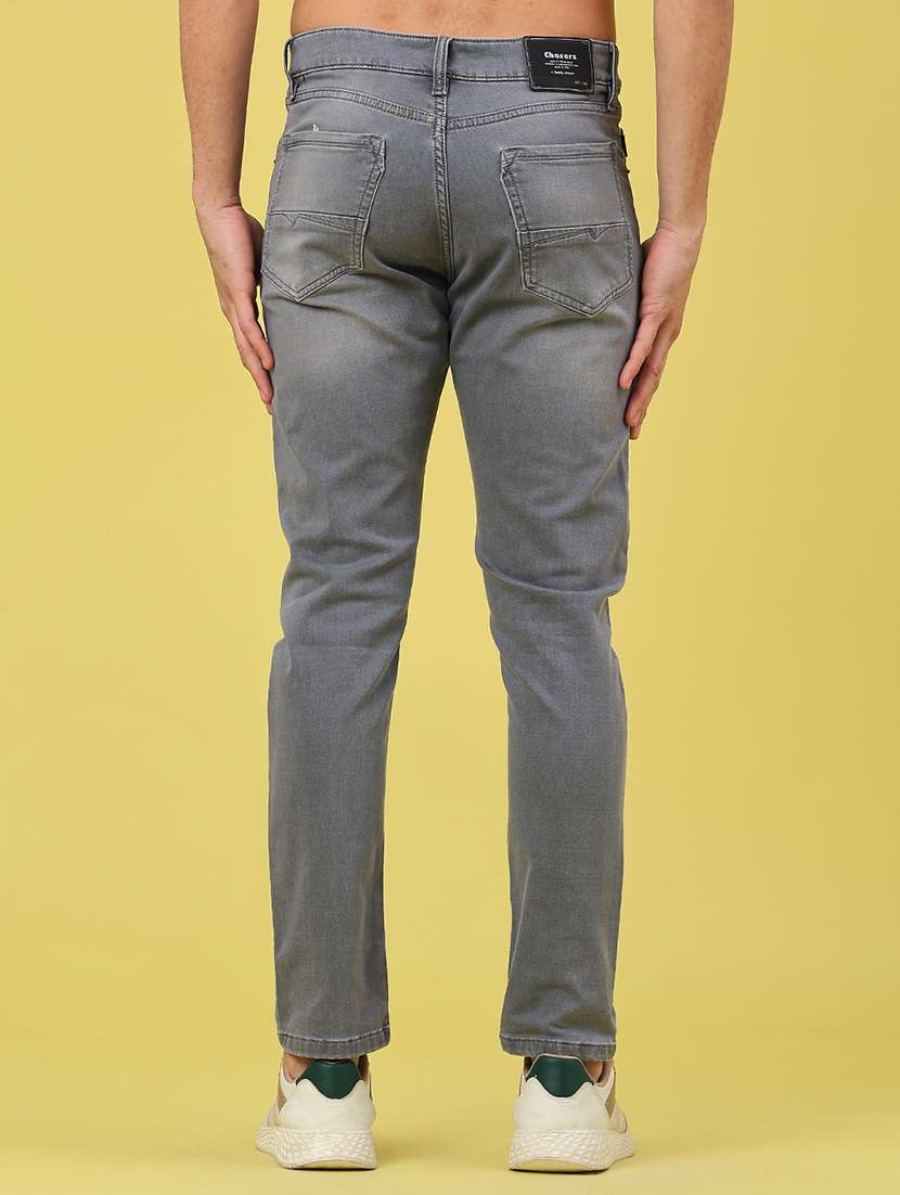 men washed mid rise full length jeans - 22278795 -  Standard Image - 3