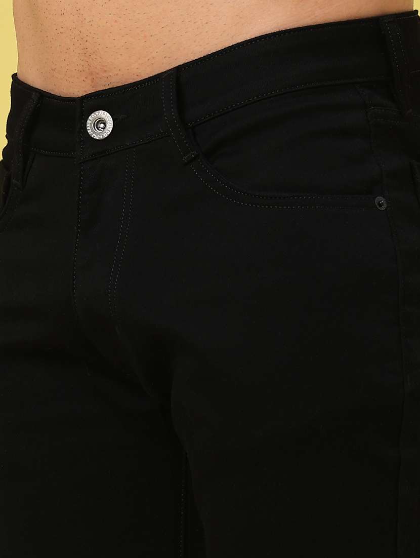 Men Plain Mid Rise Full Length Jeans - 22278798 -  Standard Image - 5