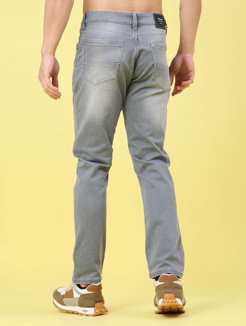 men washed mid rise full length jeans - 22278801 -  Standard Image - 3