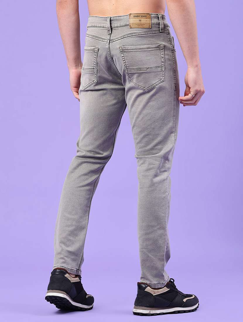 men washed mid rise full length jeans - 22278807 -  Standard Image - 3