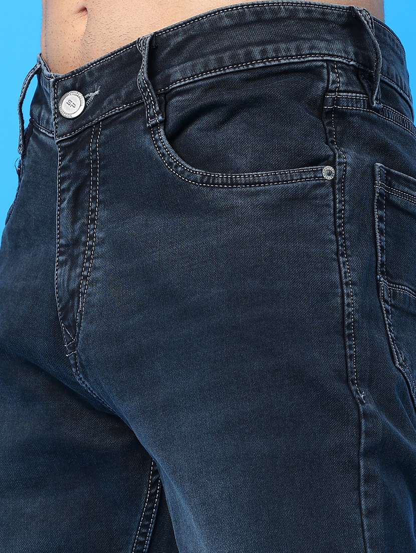 Men Washed Mid Rise Full Length Jeans - 22278809 -  Standard Image - 5