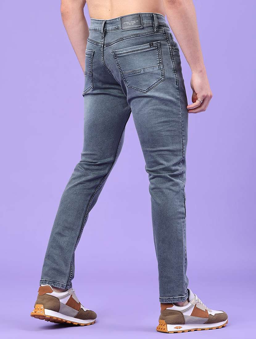 men washed mid rise full length jeans - 22278812 -  Standard Image - 3