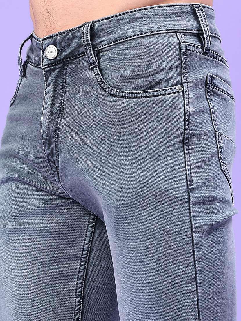 men washed mid rise full length jeans - 22278812 -  Standard Image - 5