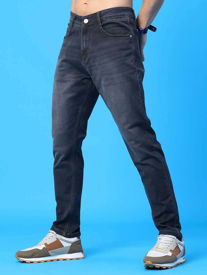 Men Washed Mid Rise Full Length Jeans - 22278819 -  Standard Image - 3