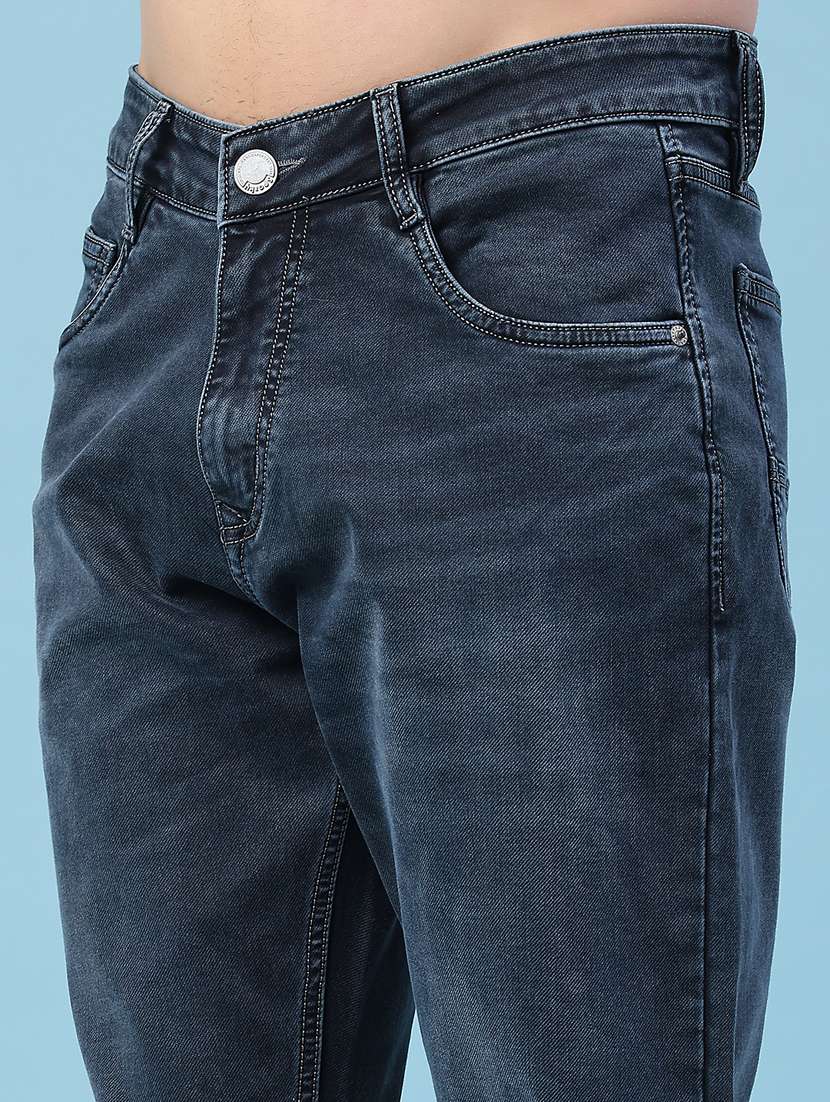 men washed mid rise full length jeans - 22278829 -  Standard Image - 5