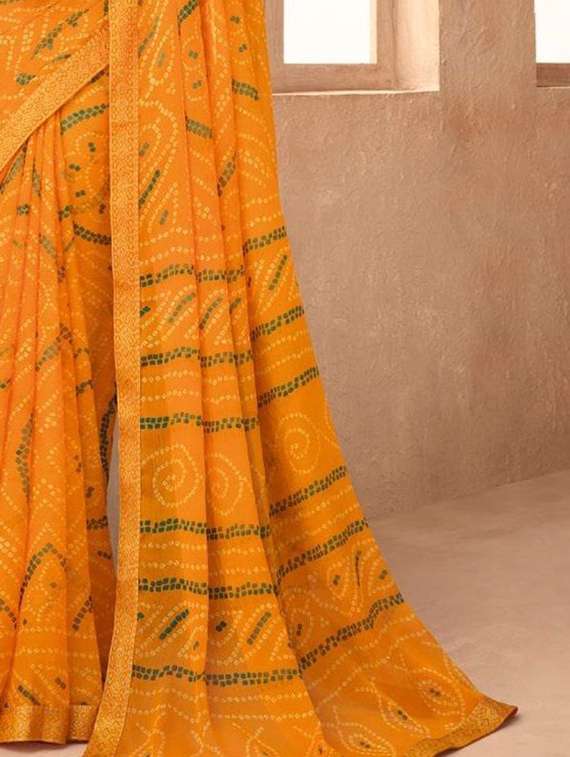 women printed casual wear saree with blouse - 22279051 -  Standard Image - 3