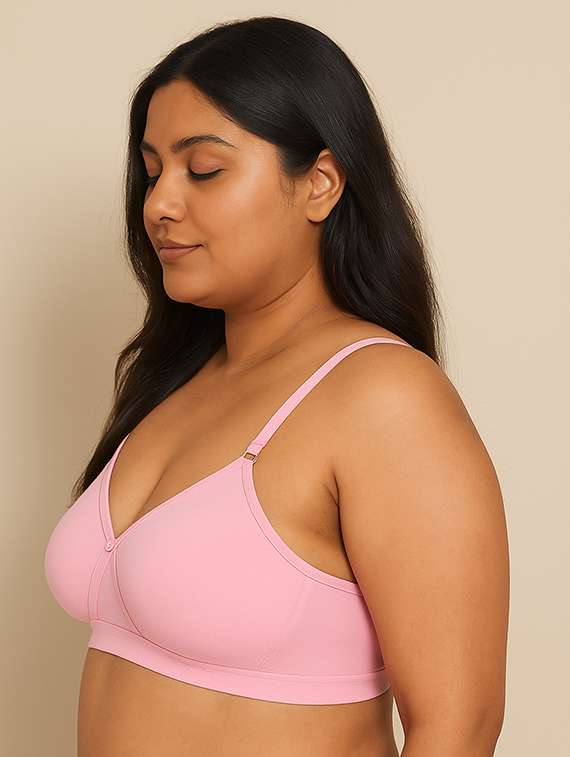 women plus size solid minimizer bra - 22279201 -  Standard Image - 3