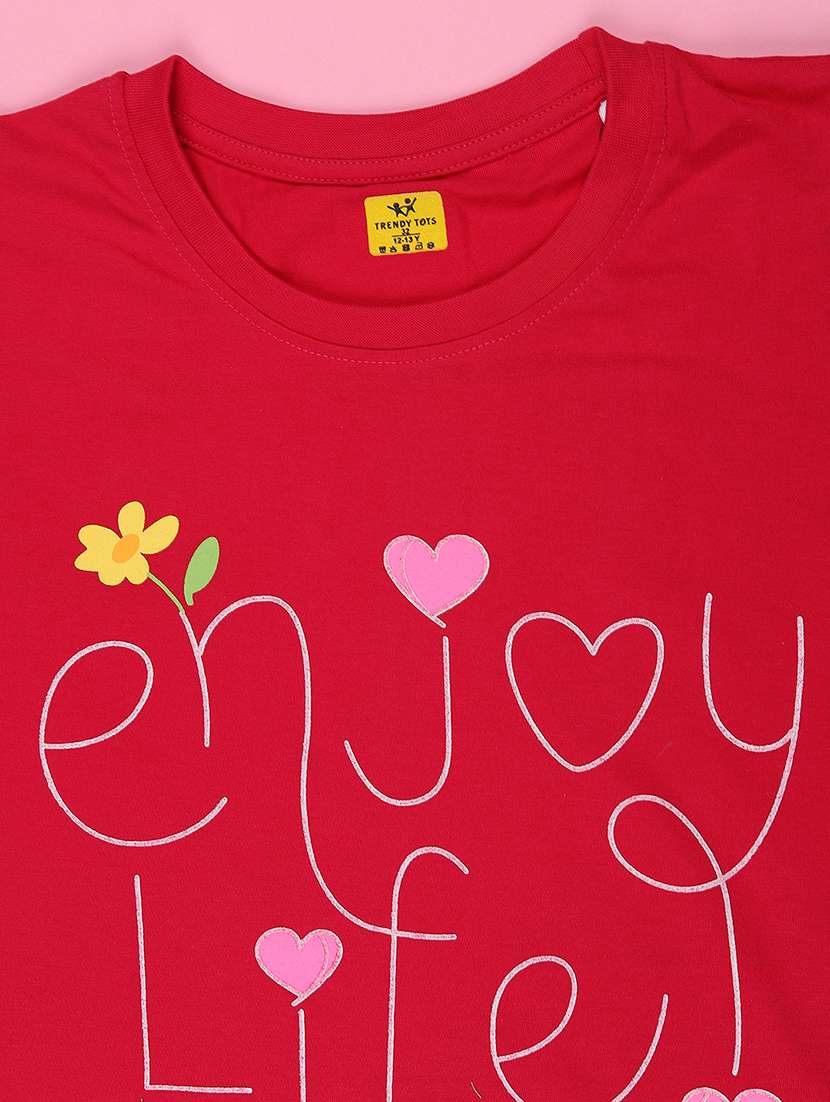 girls printed short sleeve tee - 22279783 -  Standard Image - 3