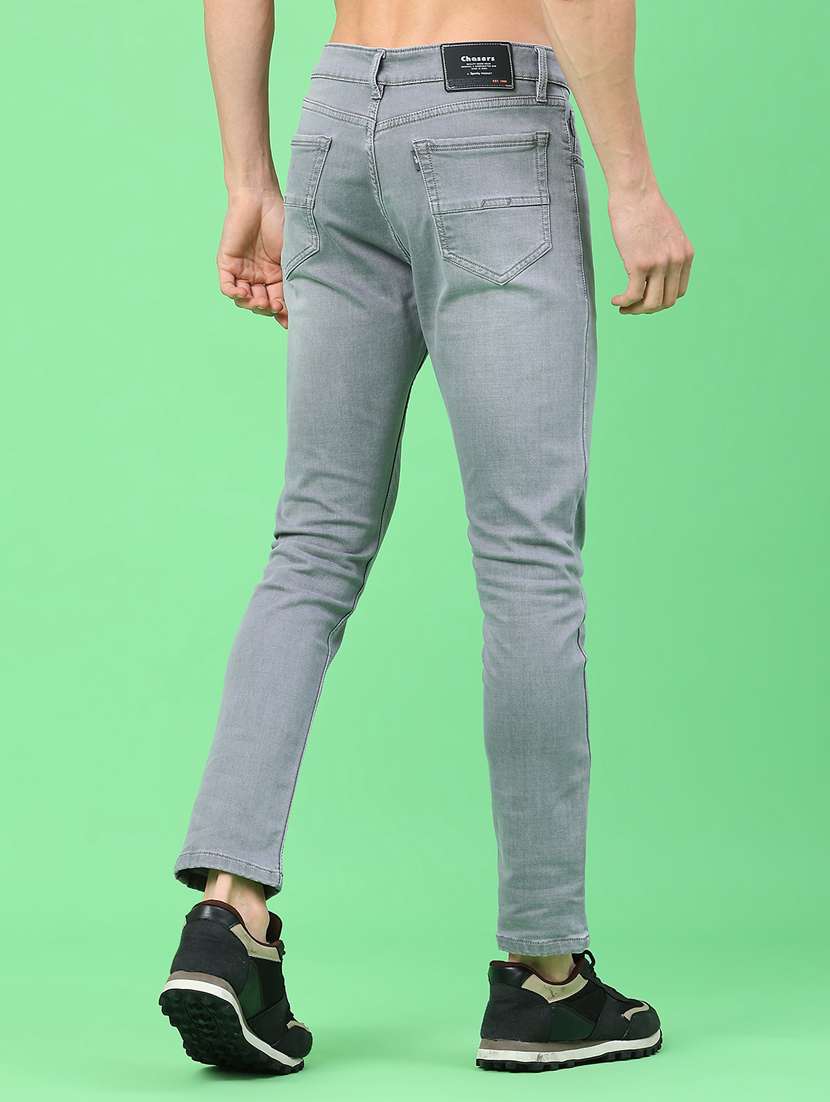 men washed mid rise full length jeans - 22279804 -  Standard Image - 3