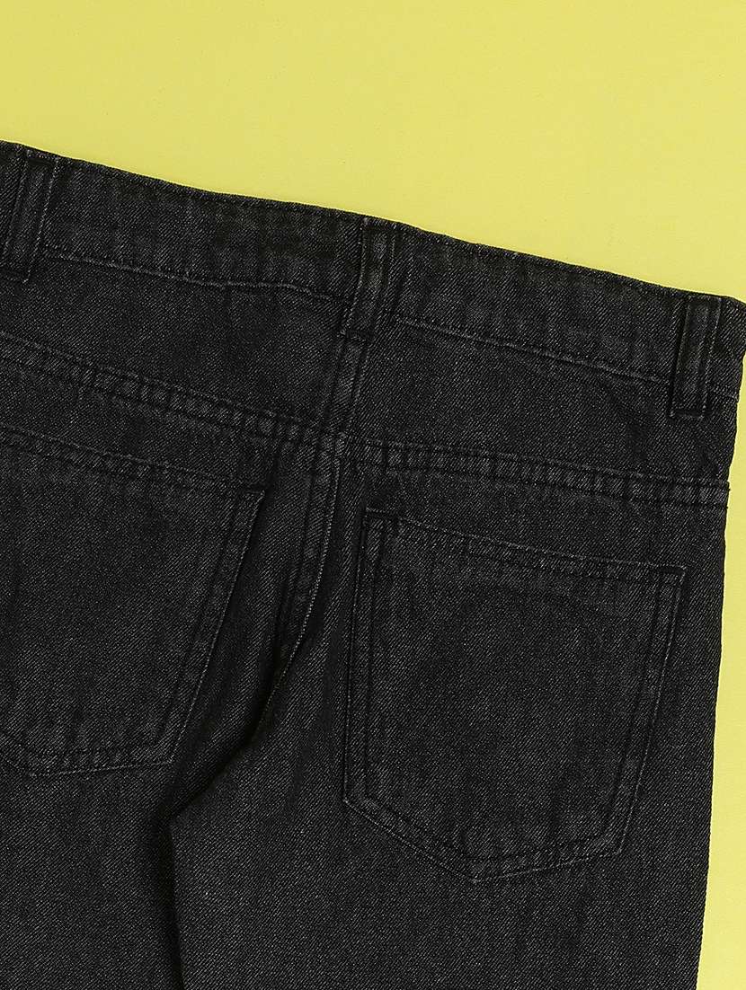 boys solid mid rise jeans - 22279811 -  Standard Image - 3