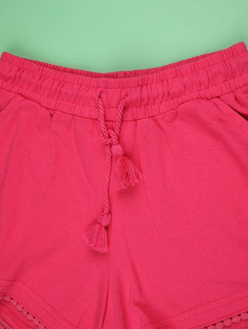 pink cotton shorts & three fourth - 22279927 -  Standard Image - 3