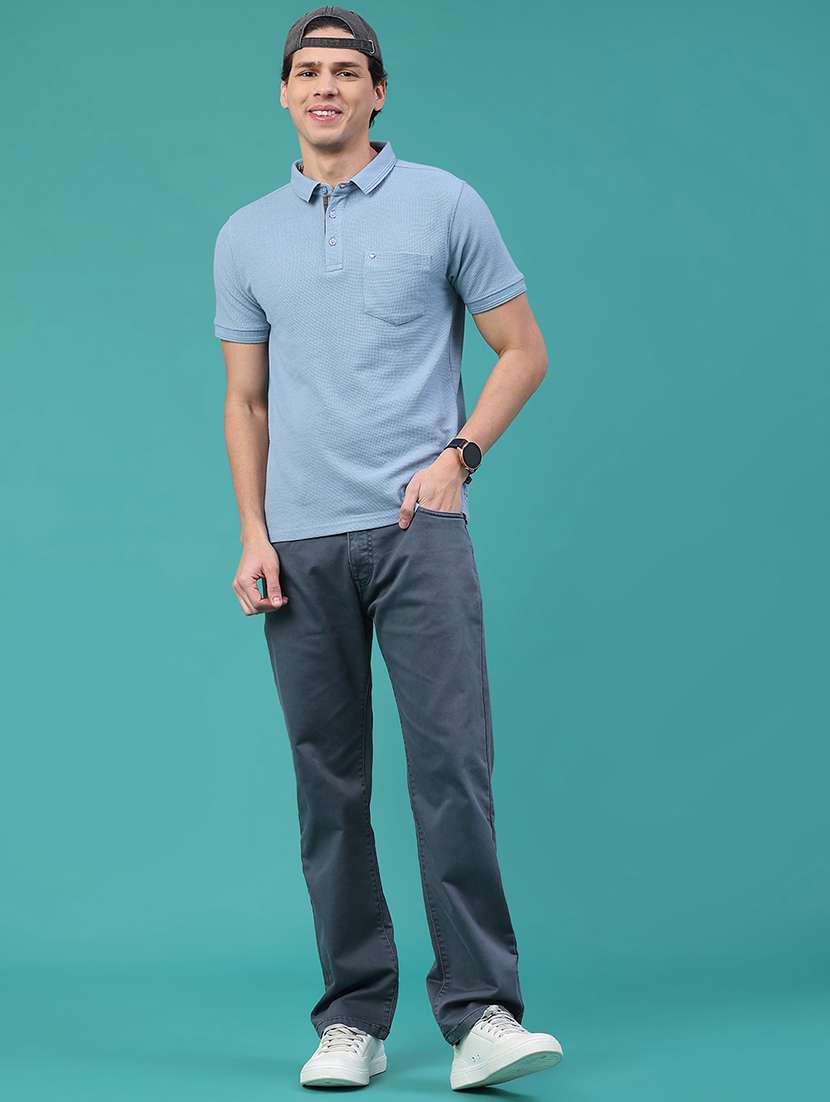 men self design short sleeve regular fit polo t-shirt - 22280069 -  Standard Image - 3