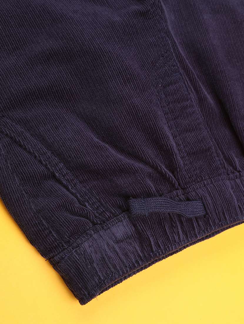 boys solid mid rise regular fit trouser - 22280085 -  Standard Image - 3