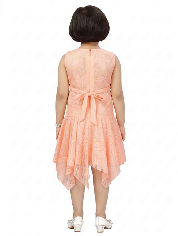 kids self design round neck dress - 22280245 -  Standard Image - 3