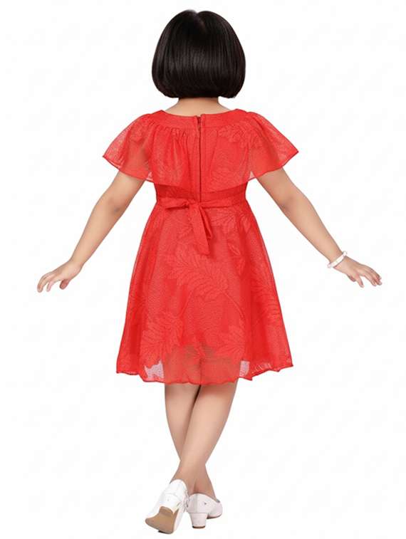 kids self design round neck dress - 22280248 -  Standard Image - 3