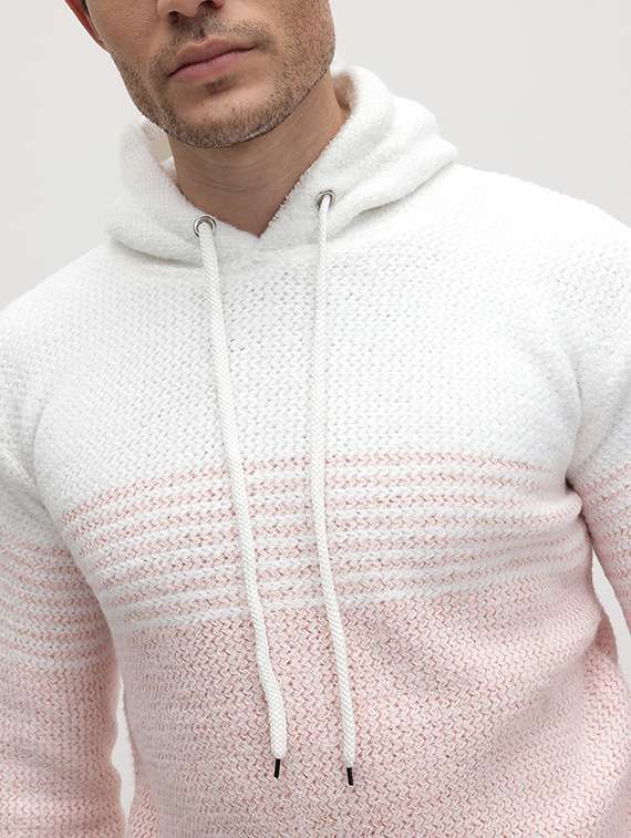 men striped long sleeve regular fit pullover  - 22280340 -  Standard Image - 3