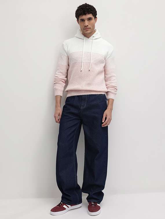 men striped long sleeve regular fit pullover  - 22280340 -  Standard Image - 5