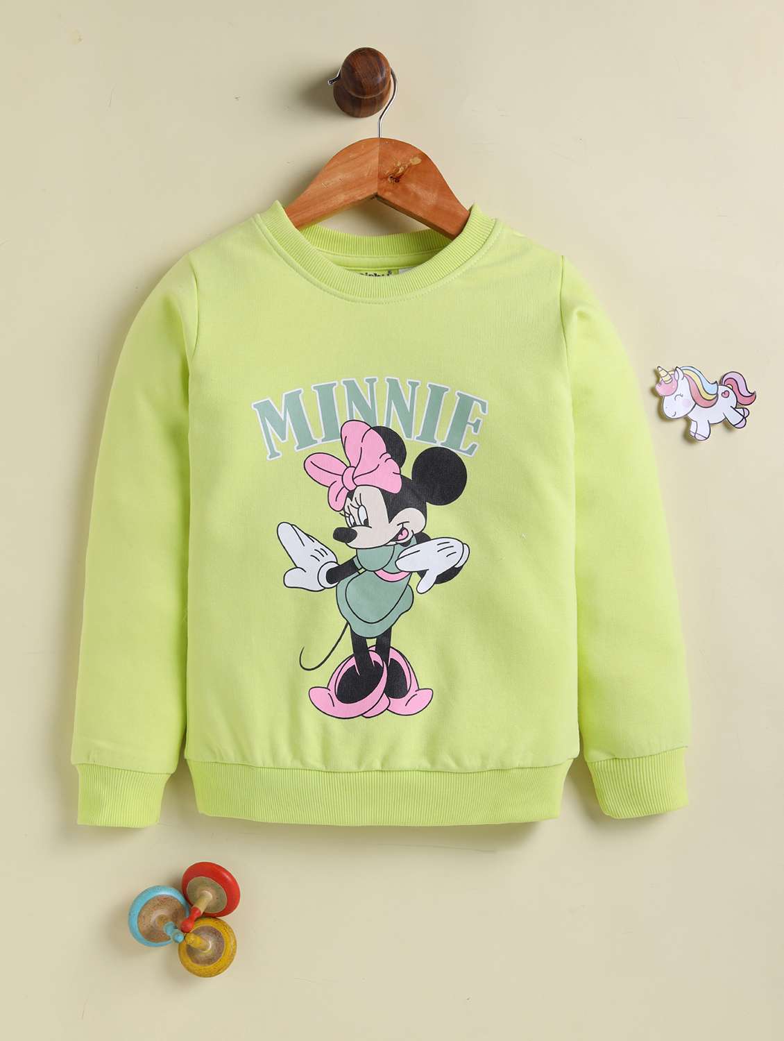 girls printed long sleeve sweatshirt