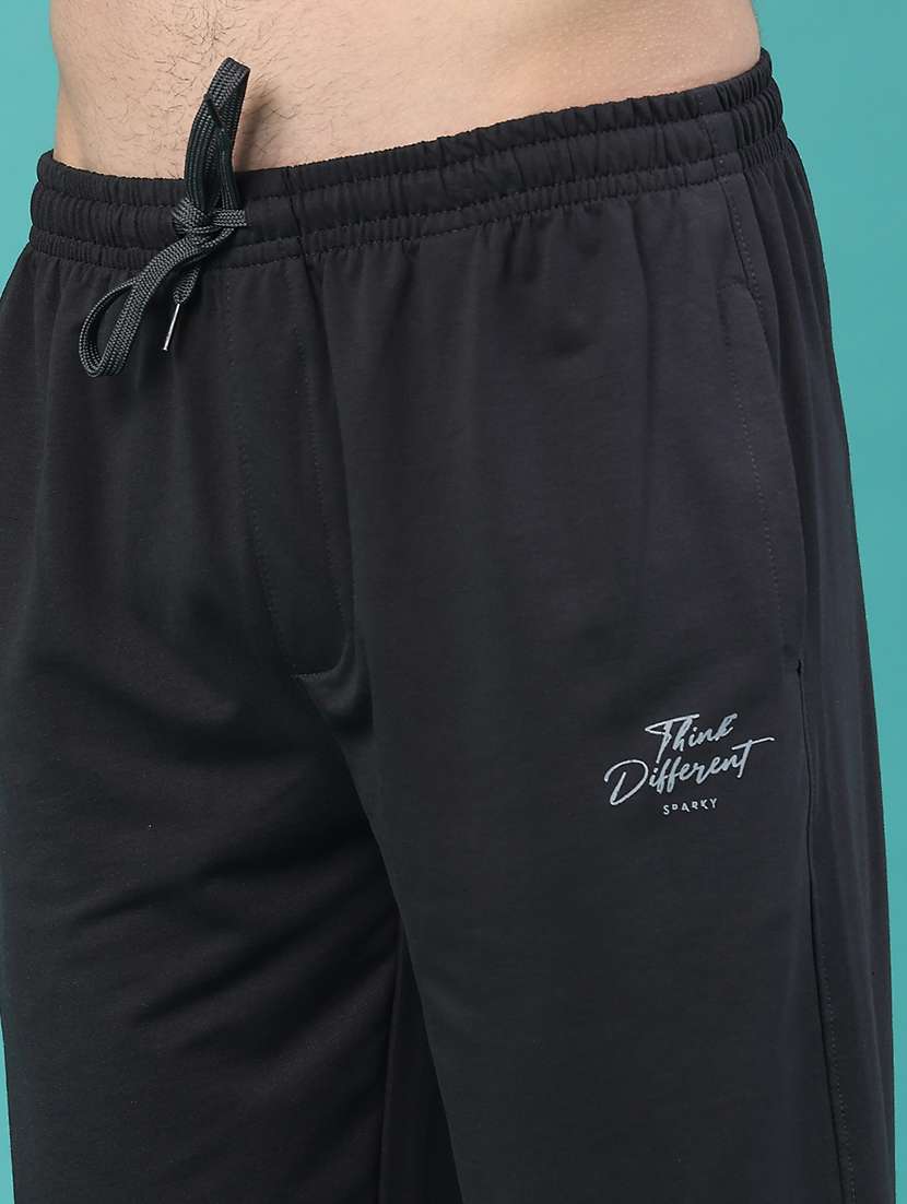 men solid mid rise full length track pant - 22280495 -  Standard Image - 5