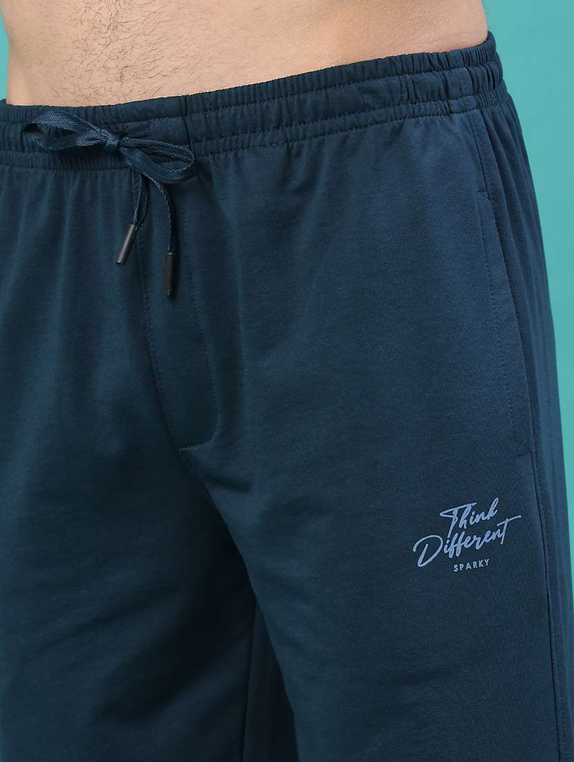 men solid mid rise full length track pant - 22280496 -  Standard Image - 5