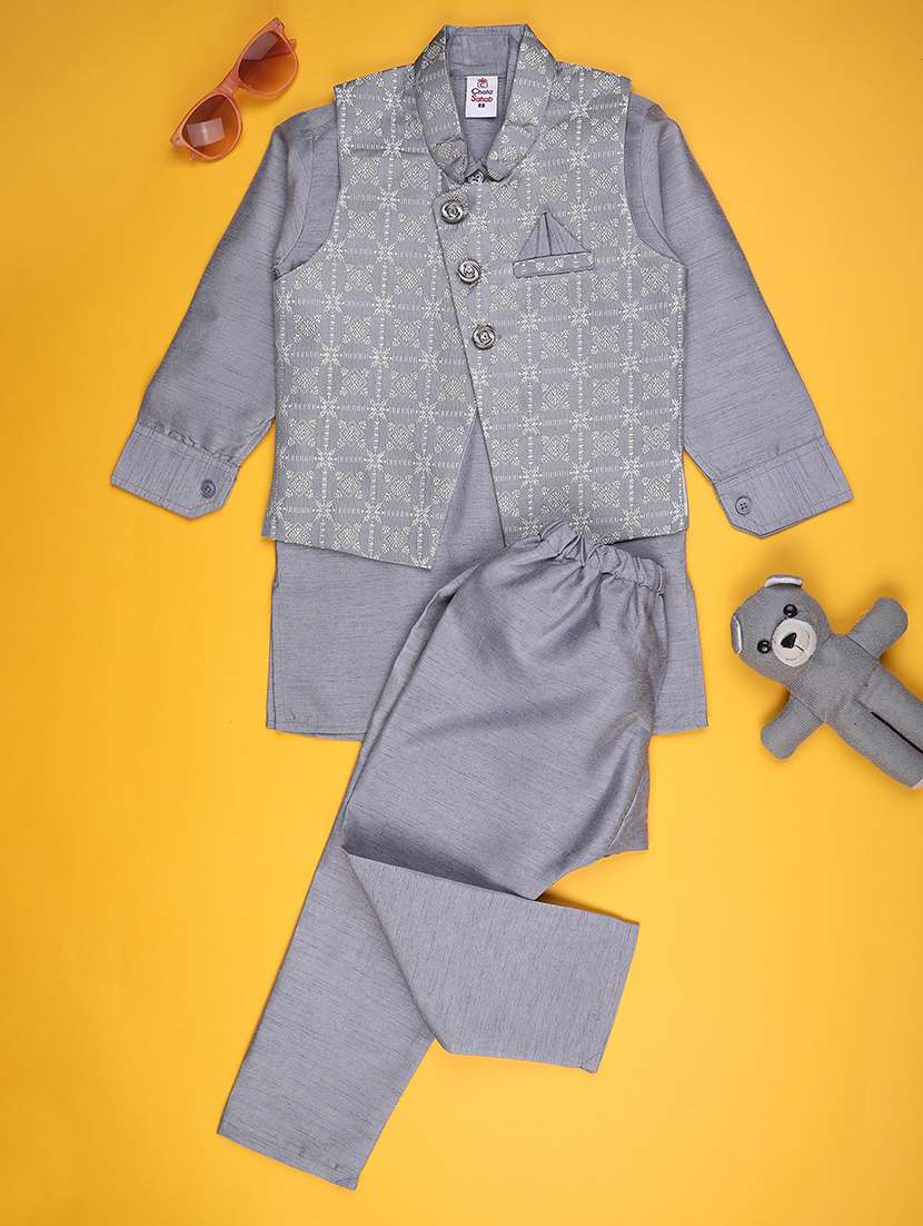grey cotton kurta sets kurtas & set