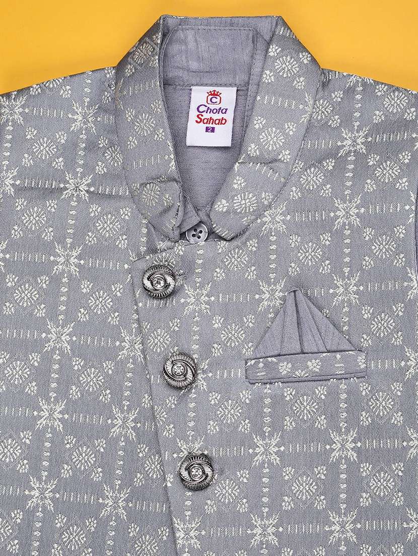 grey cotton kurta sets kurtas & set - 22280570 -  Standard Image - 3
