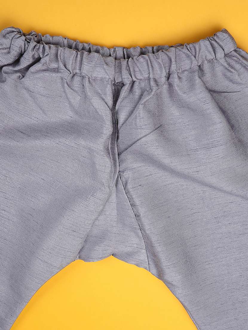 grey cotton kurta sets kurtas & set - 22280570 -  Standard Image - 5