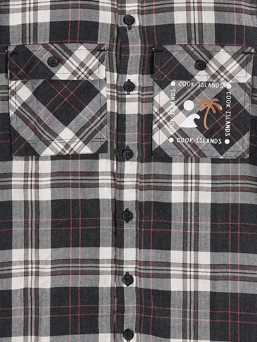 boys printed collared short sleeve shirt - 22280606 -  Standard Image - 3