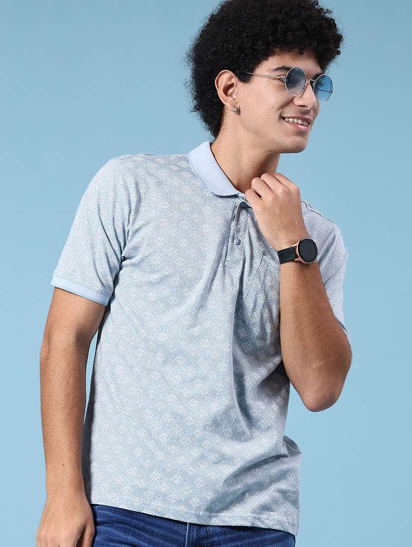 men printed short sleeve t-shirt