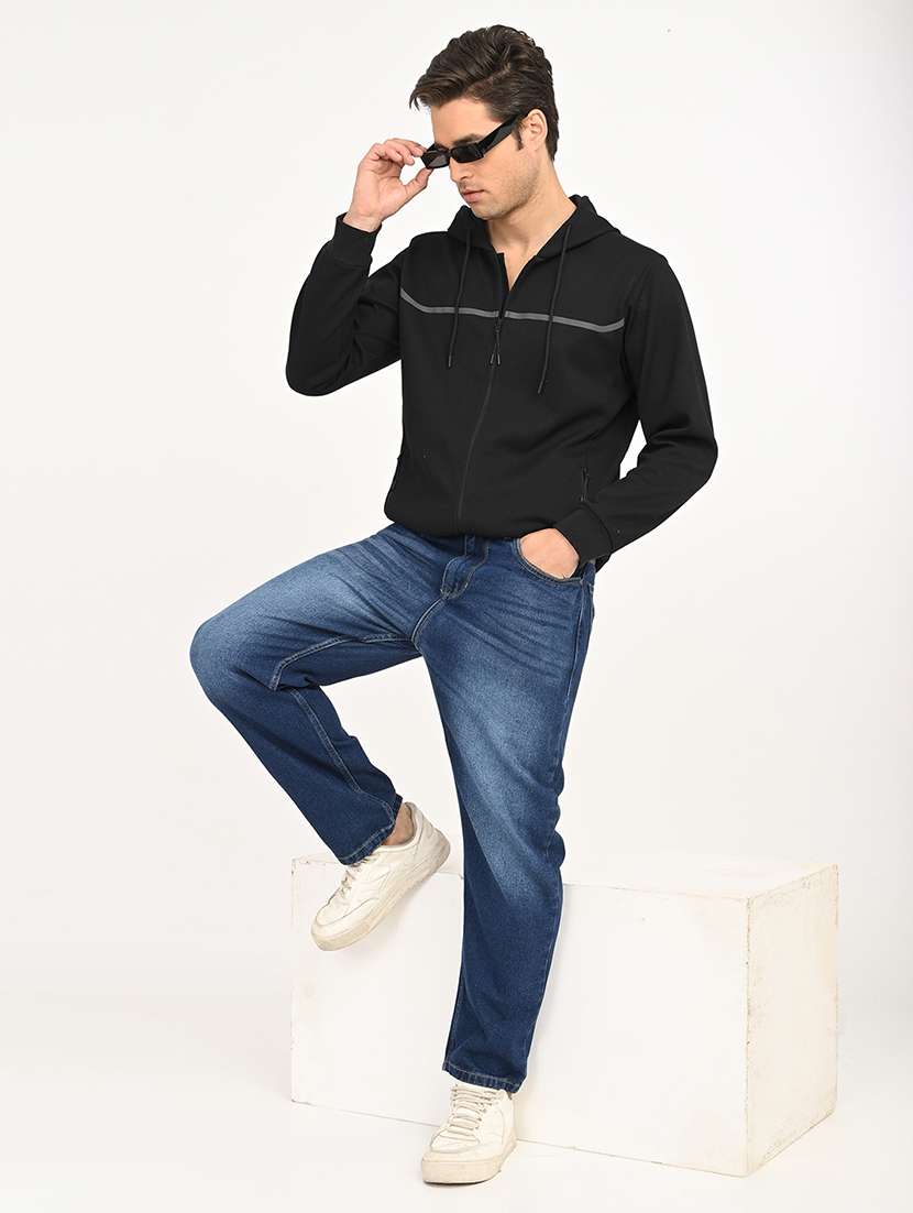men washed mid rise relaxed fit jeans - 22280950 -  Standard Image - 3