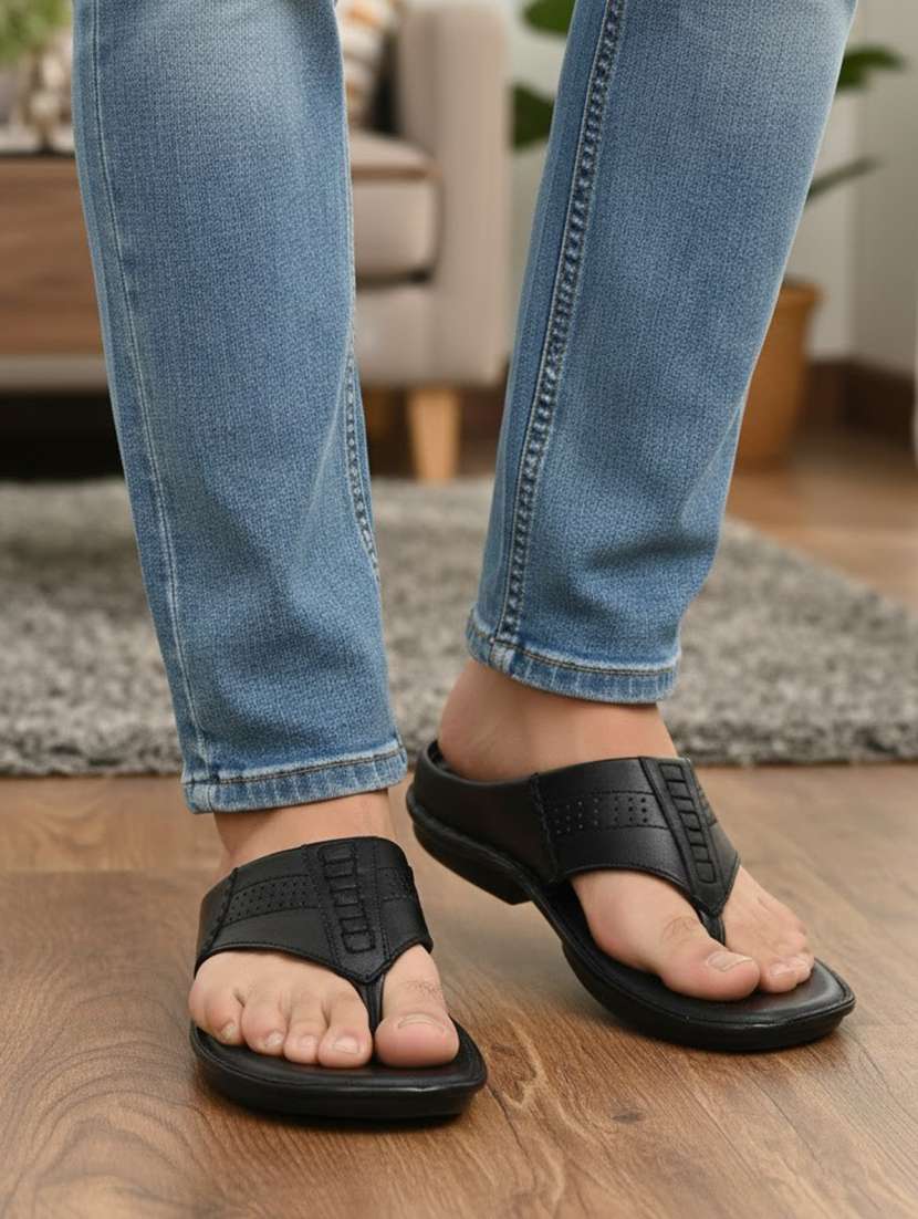 men black slip on slipper