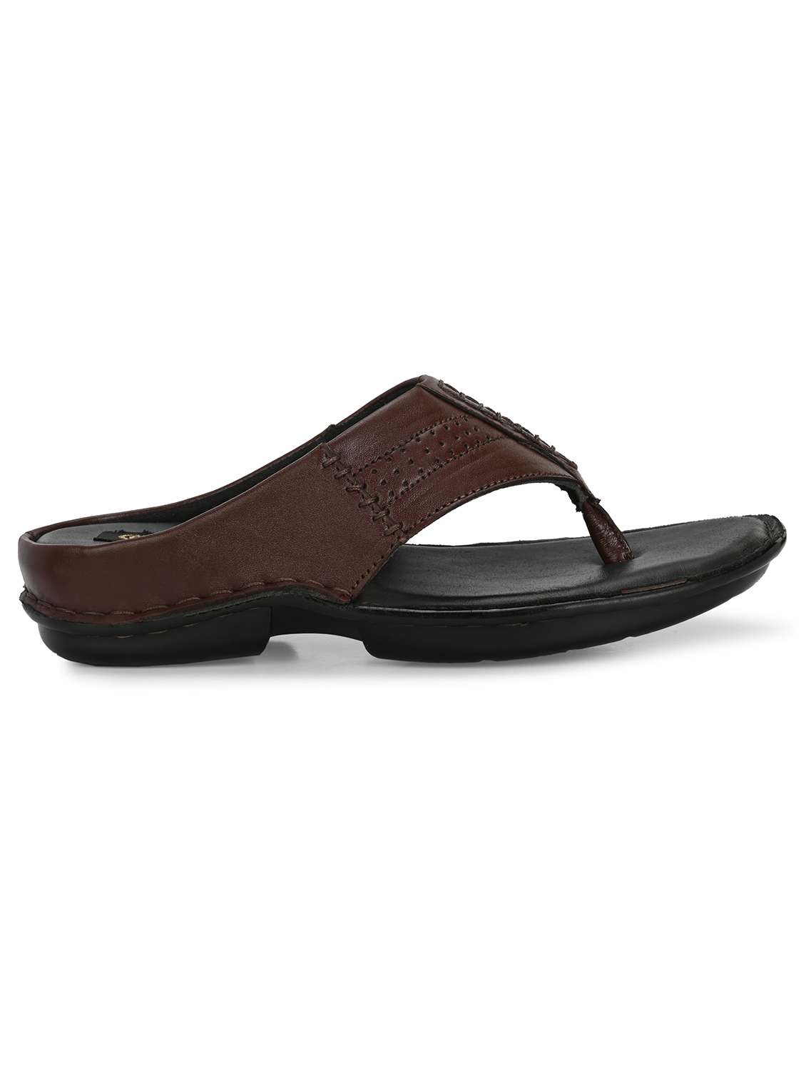 mnen brown slip on slipper - 22281006 -  Standard Image - 3