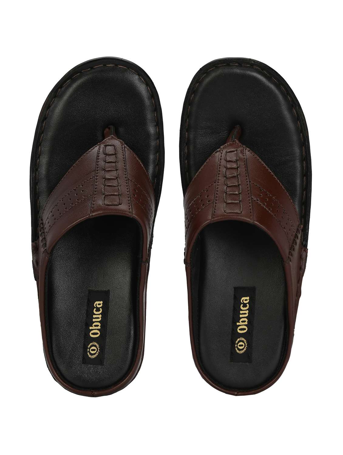 mnen brown slip on slipper - 22281006 -  Standard Image - 5