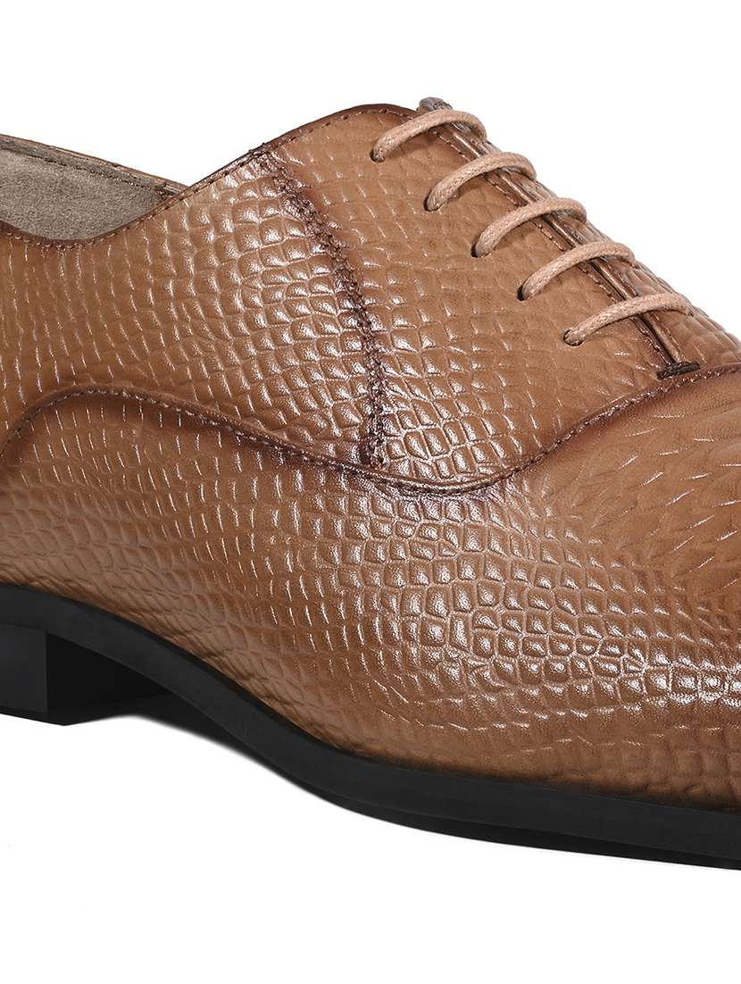 men textured lace-up derbies - 22281041 -  Standard Image - 5