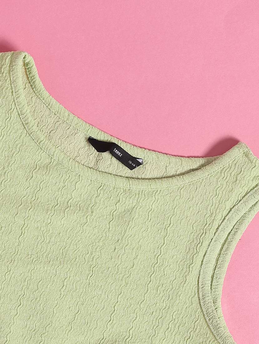 light green cotton tank top - 22281255 -  Standard Image - 3