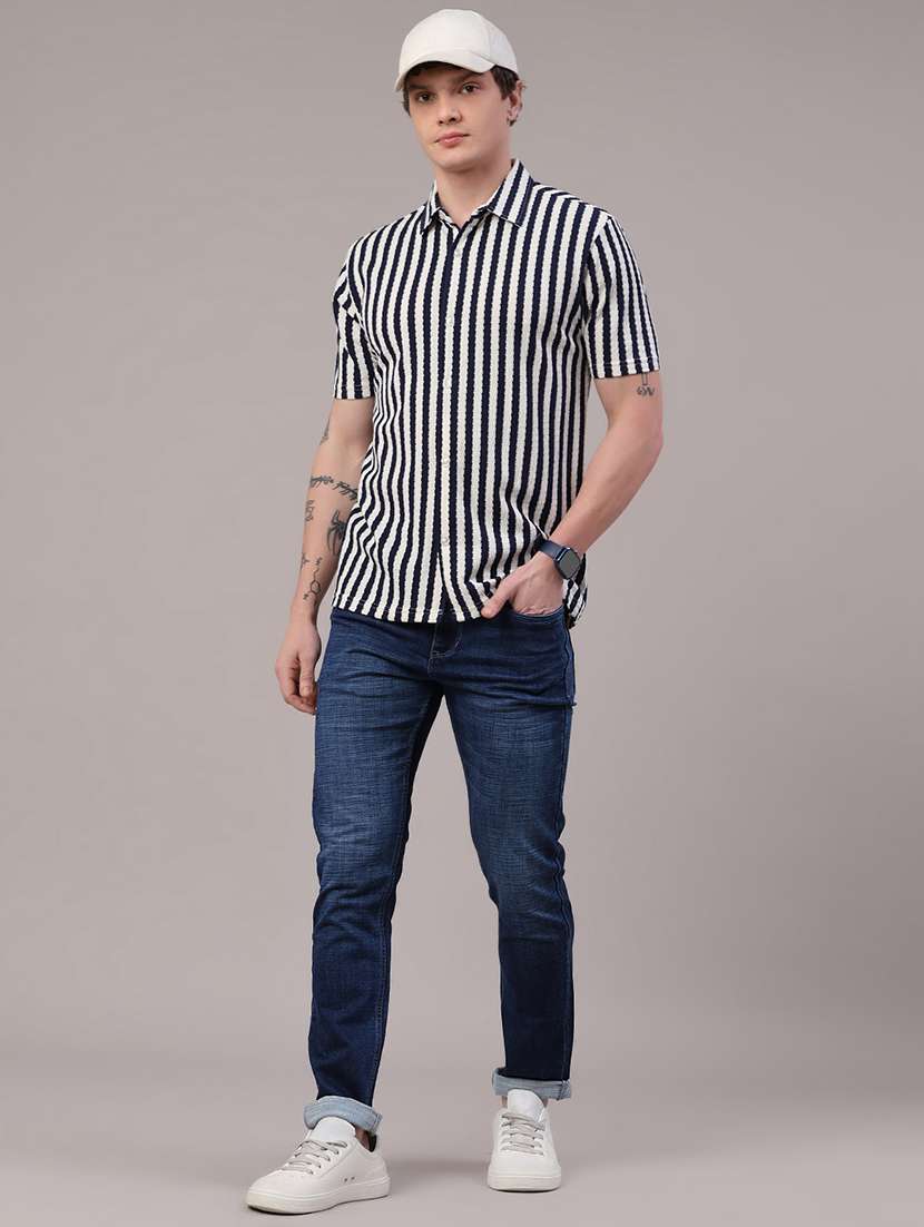 men washed mid rise slim fit jeans - 22281656 -  Standard Image - 5