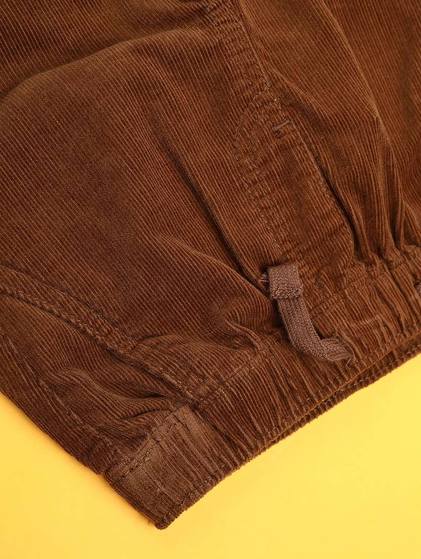 boys solid mid rise regular fit trouser - 22281724 -  Standard Image - 3