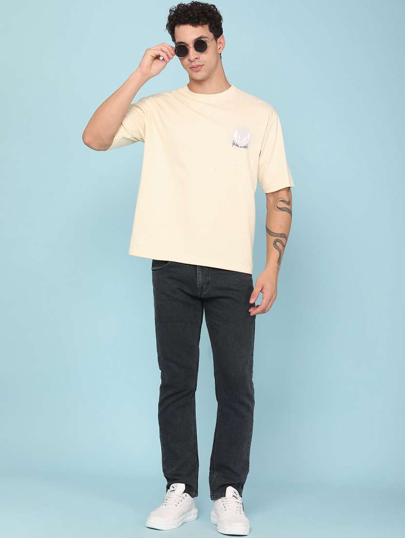 Men Printed Short Sleeves Oversized T-shirt - 22281750 -  Standard Image - 5