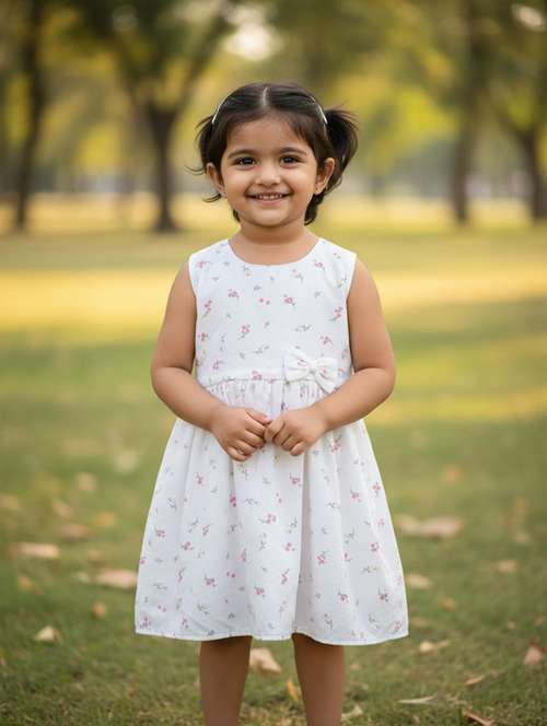 White Cotton Frock