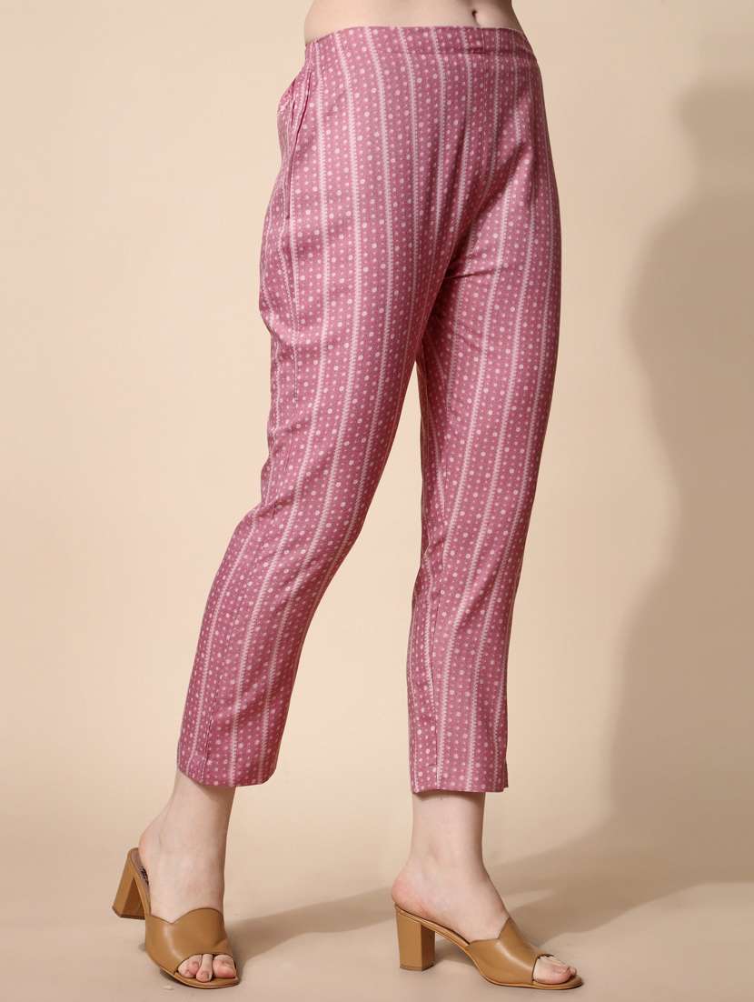 women printed three quarter sleeve kurta pant with dupatta set - 22282110 -  Standard Image - 3